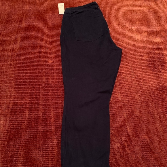 Navy-Blue Straight Leg Pants - Picture 9 of 13